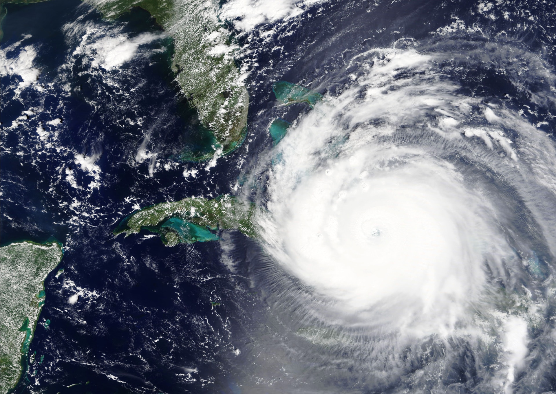 view of hurricane from space | Prepare Your Boat For Storms With A Boat Lift Canopy Cover!