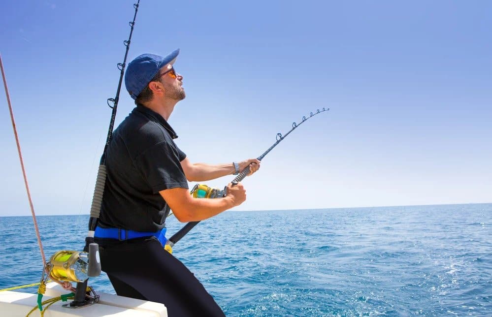 fishing from a lift boat