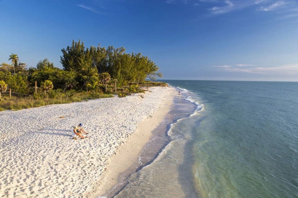 beautiful white sand beaches