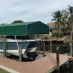 Original classic boat lift cover