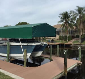 Original classic boat lift cover