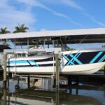 Waterway Boat Lift Cover Covering Boat