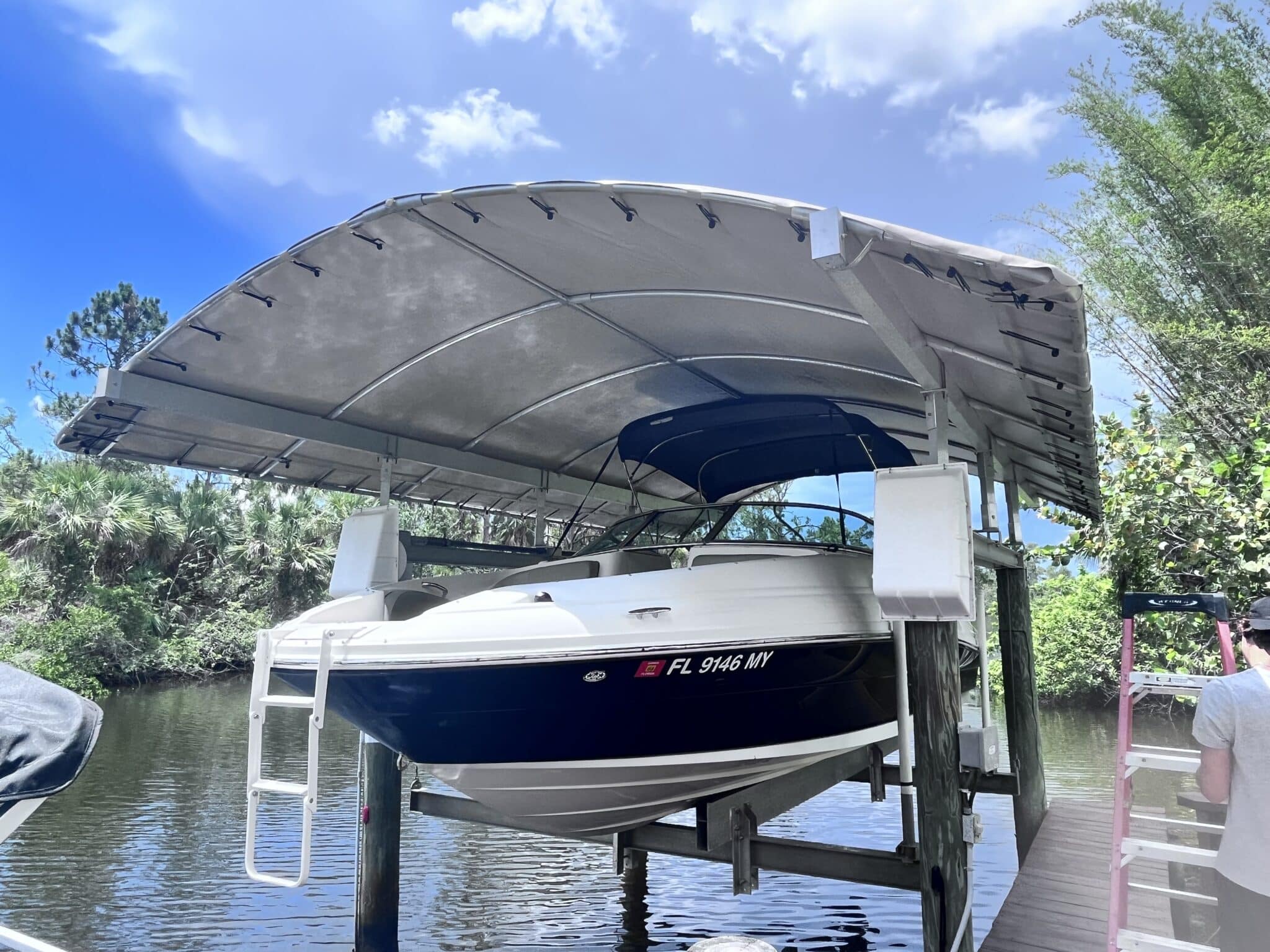 CustomBuilt Boat Lift Canopies in Punta Gorda, FL