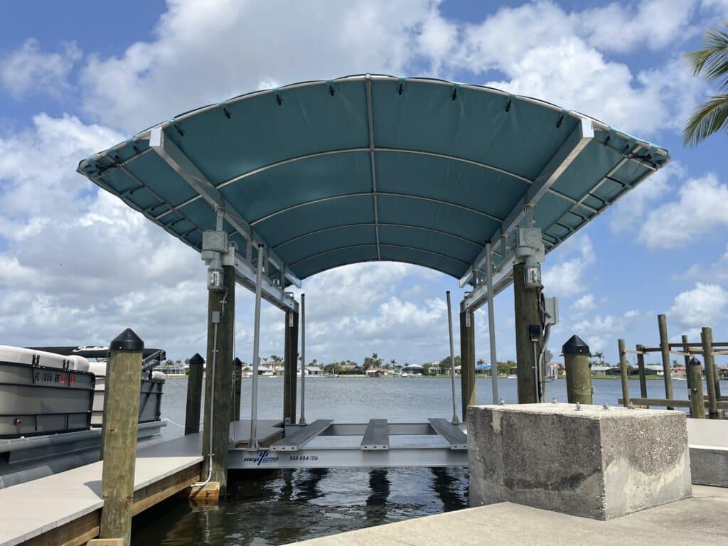 The Art of Proper Boat Lift Canopy Installation