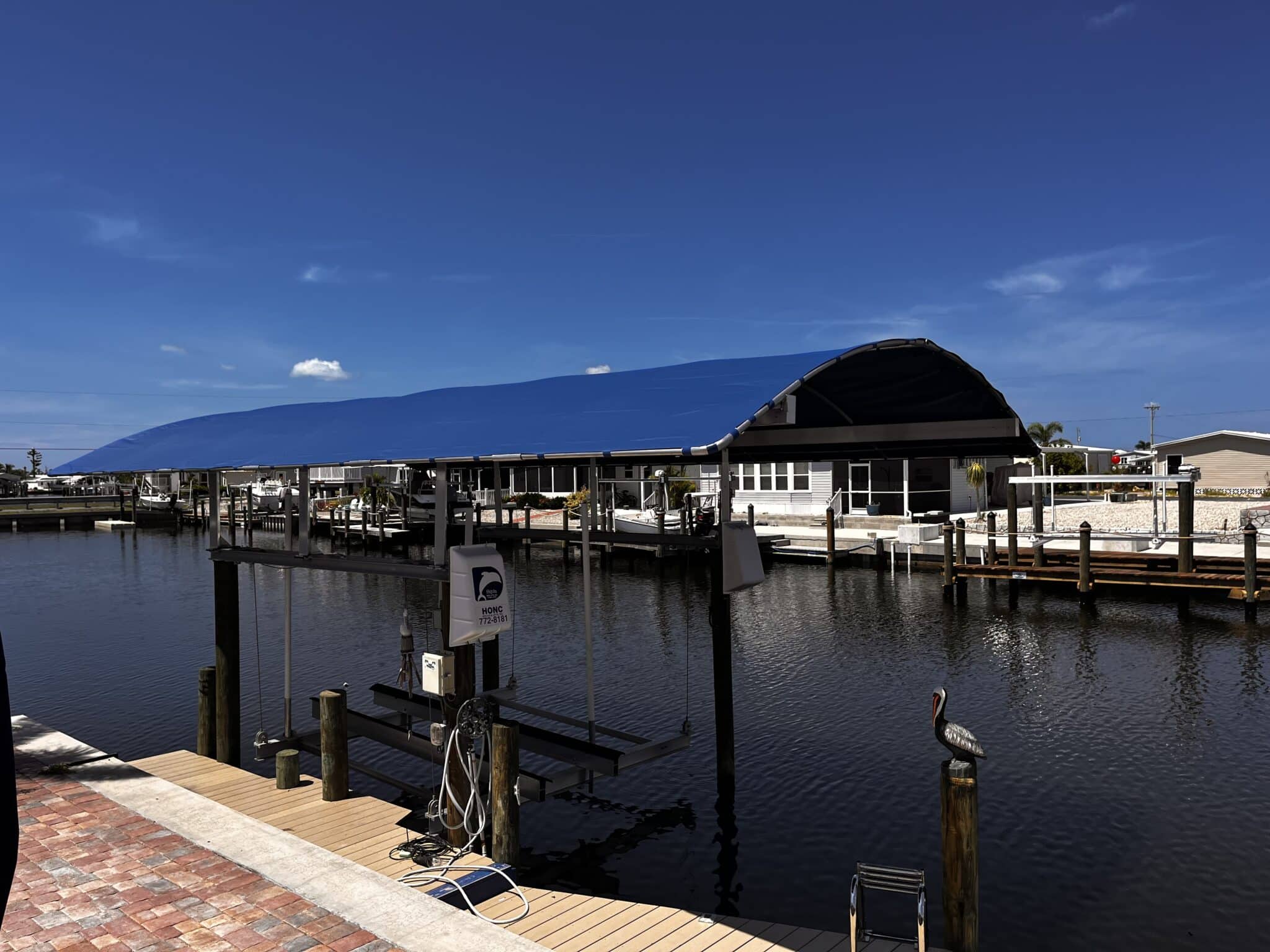 Radius Verandah Beam Boat Lift Covers Punta Gorda, FL