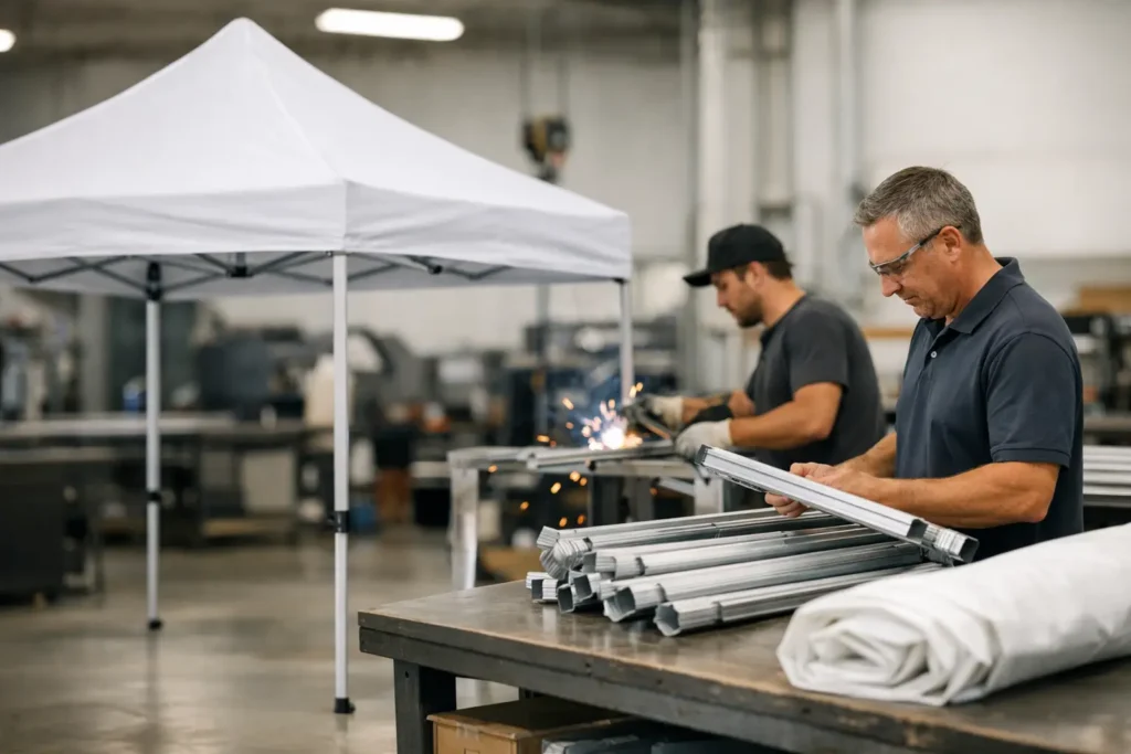 In House Canopy Manufacturing Advantages