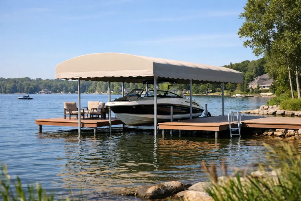 Residential Dock Canopy Project Example