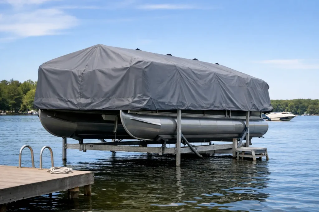 Best Covers for Pontoon Lifts That Hold Up
