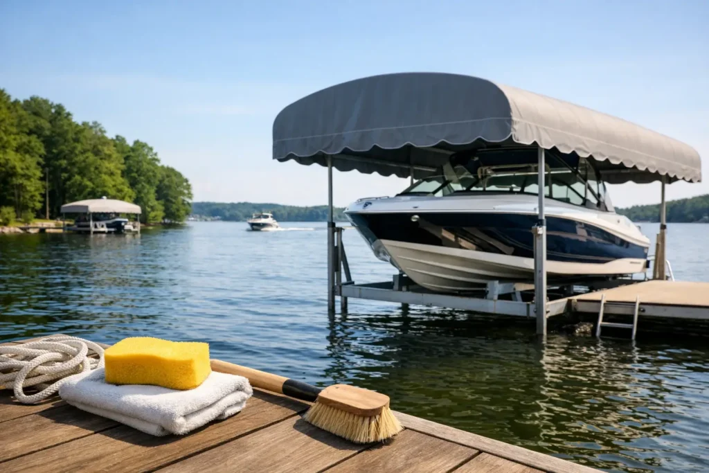 Do Boat Lift Canopies Reduce Maintenance?